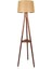 Lighting Sehpalı Tripod Lambader - Kahverengi / Ceviz - 153 cm 1
