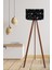 Siyah Yıldız Desenli Tripod Lambader 3
