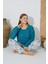 24077 Kadın Uzun Kollu Pijama Takımı 6
