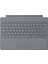 Surface Go Tablet Uyumlu Alcantara Signature Type Cover Ingilizce Klavye - Gri 1