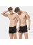 Erkek Likralı Boxer (2'li Paket) 126/SIYAH 1