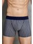 Erkek Modal Çizgi Desenli Normal Paça Boxer 1866 3