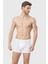 Erkek Likralı Boxer 174/BEYAZ 2