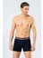 Erkek Likralı Boxer 1315/LACIVERT 4