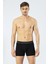 Erkek 3'lü Boxer 1338/SIYAH-GRI-BEYAZ 3