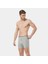 Erkek Likralı Düğmeli Boxer (2'li Paket) 135/GRI 2