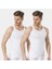 Erkek Spor Atlet (2'li Paket) 131/BEYAZ 2