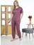 24137 Kadın Kısa Kol Puantiyeli Pijama Takım 6