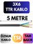 Öznur 3x6 Ttr Kablo Metre Seçenekli (Siyah) 1