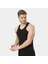 Erkek Halter Yaka Likralı Spor Atlet 171/SIYAH 2