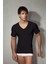 Erkek Pamuklu V Yaka Kısa Kol T Shirt 2810 3