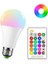 Uzaktan Kumandalı Rgb LED Ampul 9WATT E27 Tasarruflu Dimmerli LED Lamba 16 Ton 1