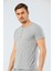 Erkek Bisiklet Yaka Düğmeli T-Shirt 1308/GRI 2
