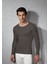 Erkek Termal Polyester Yuvarlak Yaka Uzun Kollu T Shirt 2960 3