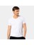 Erkek V Yaka Likralı T-Shirt 1332/BEYAZ 2