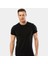 Erkek Kısa Kollu T-Shirt 1307/SIYAH 2