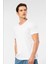 Erkek T-Shirt (Slim Fit) 2170/BEYAZ 5