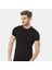 Erkek Likralı T-Shirt 164/SIYAH 2