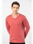 Erkek Modal Pamuk V Yaka T-Shirt 2243/MERCAN 5