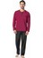 Erkek Pijama Takımı 5454 Bordo 2