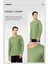 Erkek Modal Pamuk Bisiklet Yaka T-Shirt 2242/YEŞIL 2