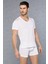 Erkek Micro Modal V Yaka Kısa Kol T Shirt 2865 1