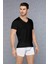 Erkek Micro Modal V Yaka Kısa Kol T Shirt 2865 5
