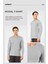 Erkek Modal Pamuk Bisiklet Yaka T-Shirt 2242/GRI 2