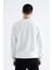 Basic Pamuklu Bisiklet Yaka Erkek Sweatshirt 5