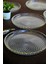 Altın Yaldız Cam Pasta Tabağı 19CM 6 Lı 2339 3
