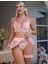 Loveangels Pembe Dantel Detaylı Jartiyerli Gecelik Takımı 2