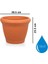 SO-HS03 Plastik Hasır Desenli Dekoratif Saksı 10 Litre No 3 4