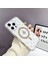 iPhone 16 Pro Kılıf Kalp Magsafe Kılıf Fiyonklu Kurdele Kurdelelu Tasarım Silikon Kılıf Rose Gold 3