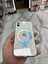 iPhone 12 Kılıf Kalp Magsafe Kılıf Fiyonklu Kurdele Kurdelelu Tasarım Silikon Kılıf Gümüş 2