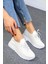 Triko Spor Ayakkabı Comfort Sneaker Kadın Yürüyüş Ayakkabı Beyaz - 40 1