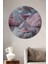 Pembe Kum Saati Bulutlar Arasında Rüya Ev/işyeri/ofis Dekoratif Ahşap Yuvarlak Tablo 1