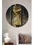 Dekoratif Modern Sanat Kum Saati Duvar Tablo Ahşap Yuvarlak Tablo 2