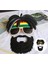 Rasta Peruklu Rasta Sakallı Bob Marley Bıyıklı Parti Gözlüğü 27 x 18 cm (5067) 4