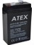 Atex 12 Volt - 2.2 Amper Dik Kare Akü (70 x 46 x 101 Mm) (5067) 1