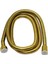 Poşetli Gold Sarı Örgülü Duş Hortumu Spirali 150CM (5067) 1