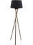 Cross Leg Tripod 3 Ayaklı Ahşap Lambader Abajur Köşe Lambası Aydınlatma Naturel Masif Ağaç 1