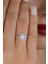 Pırlanta Işıltılı Gerçek Gümüşten Kadın 1 Carat Baget Yüzük 2