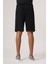 Seo Siyah Modal Içerikli Relaxed Fıt Şort 2