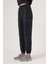 Sun Siyah Cupra Tensel Içerikli, Ara Biye Detaylı, Paçası Lastikli Dokuma Kumaş Jogger 4