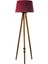 Round Leg Tripod Lambader Abajur Avize Aydınlatma Ahşap Naturel Ağaç Country Dekor Lamba Aplik 1