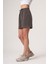Alısa Haki Cupra Tensel Içerikli Ultra Rahat Dokuma Kumaş Şort 3