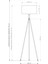 Pier Metal Lambader Siyah-Antrasit (38 x 38 x 145 cm ) 5