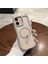 Apple iPhone 12 Uyumlu Kılıf Zebana Magicat Silikon Kılıf (Kablosuz Şaj Destekli) Gri 1