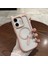 Apple iPhone 12 Uyumlu Kılıf Zebana Magicat Silikon Kılıf (Kablosuz Şaj Destekli) Pembe 1