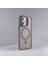 Apple iPhone 16 Plus Uyumlu Kılıf Zebana Vault Silikon Kılıf (Kablosuz Şarj Destekli) Gri 2